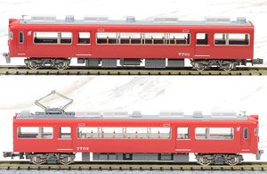 Meitetsu Series 7700 (w/End Panel Window) Standard Two Car Formation Set (w/Motor) (Basic 2-Car Set) (Pre-colored Completed) (Model Train)