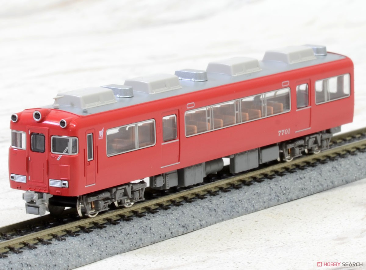 Meitetsu Series 7700 (w/End Panel Window) Standard Two Car Formation Set (w/Motor) (Basic 2-Car Set) (Pre-colored Completed) (Model Train) Item picture2