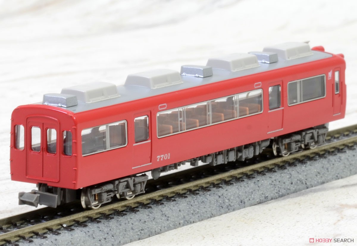 Meitetsu Series 7700 (w/End Panel Window) Standard Two Car Formation Set (w/Motor) (Basic 2-Car Set) (Pre-colored Completed) (Model Train) Item picture3
