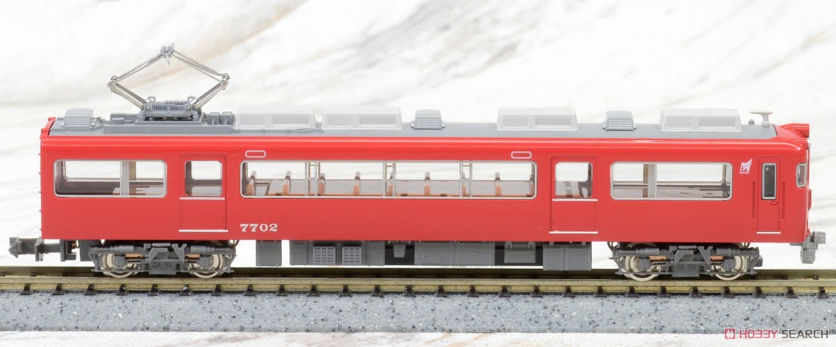 Meitetsu Series 7700 (w/End Panel Window) Standard Two Car Formation Set (w/Motor) (Basic 2-Car Set) (Pre-colored Completed) (Model Train) Item picture4