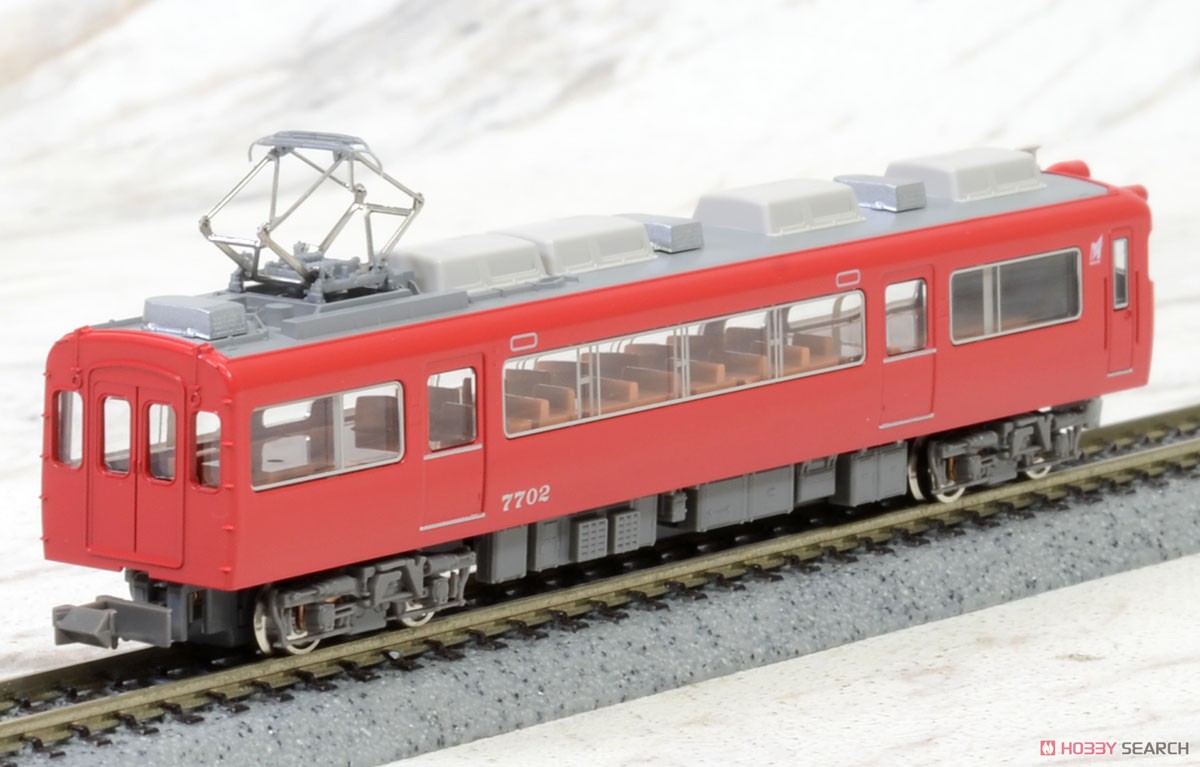 Meitetsu Series 7700 (w/End Panel Window) Standard Two Car Formation Set (w/Motor) (Basic 2-Car Set) (Pre-colored Completed) (Model Train) Item picture5