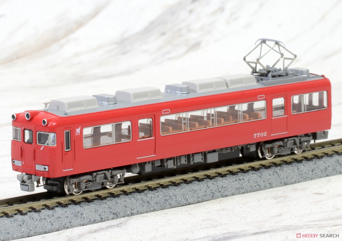 Meitetsu Series 7700 (w/End Panel Window) Standard Two Car Formation Set (w/Motor) (Basic 2-Car Set) (Pre-colored Completed) (Model Train) Item picture6