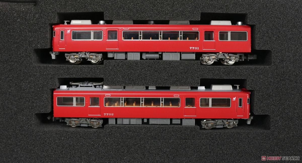 Meitetsu Series 7700 (w/End Panel Window) Standard Two Car Formation Set (w/Motor) (Basic 2-Car Set) (Pre-colored Completed) (Model Train) Item picture9