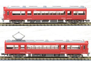 Meitetsu Series 7700 (without End Panel Window) Standard Two Car Formation Set (w/Motor) (Basic 2-Car Set) (Pre-colored Completed) (Model Train)