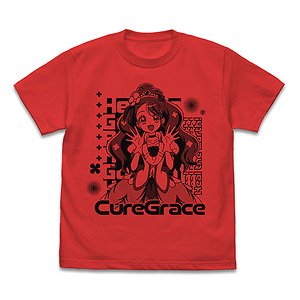 Healin` Good PreCure Cure Grace T-Shirts Red XL (Anime Toy)