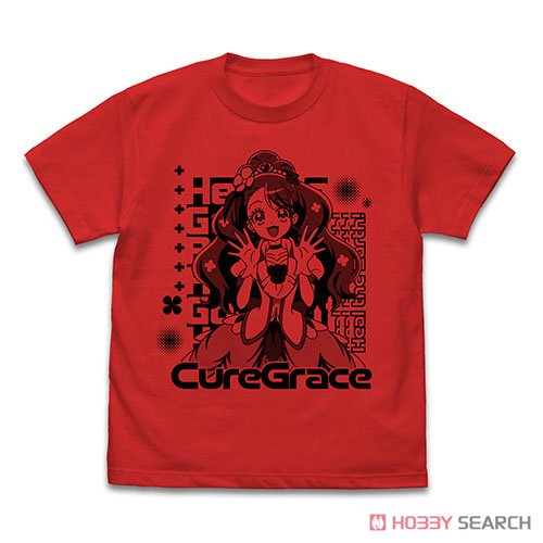 Healin` Good PreCure Cure Grace T-Shirts Red XL (Anime Toy) Item picture1