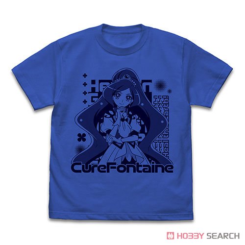 ヒーリングっど プリキュア キュアフォンテーヌ Tシャツ ROYAL BLUE L (キャラクターグッズ) 商品画像1