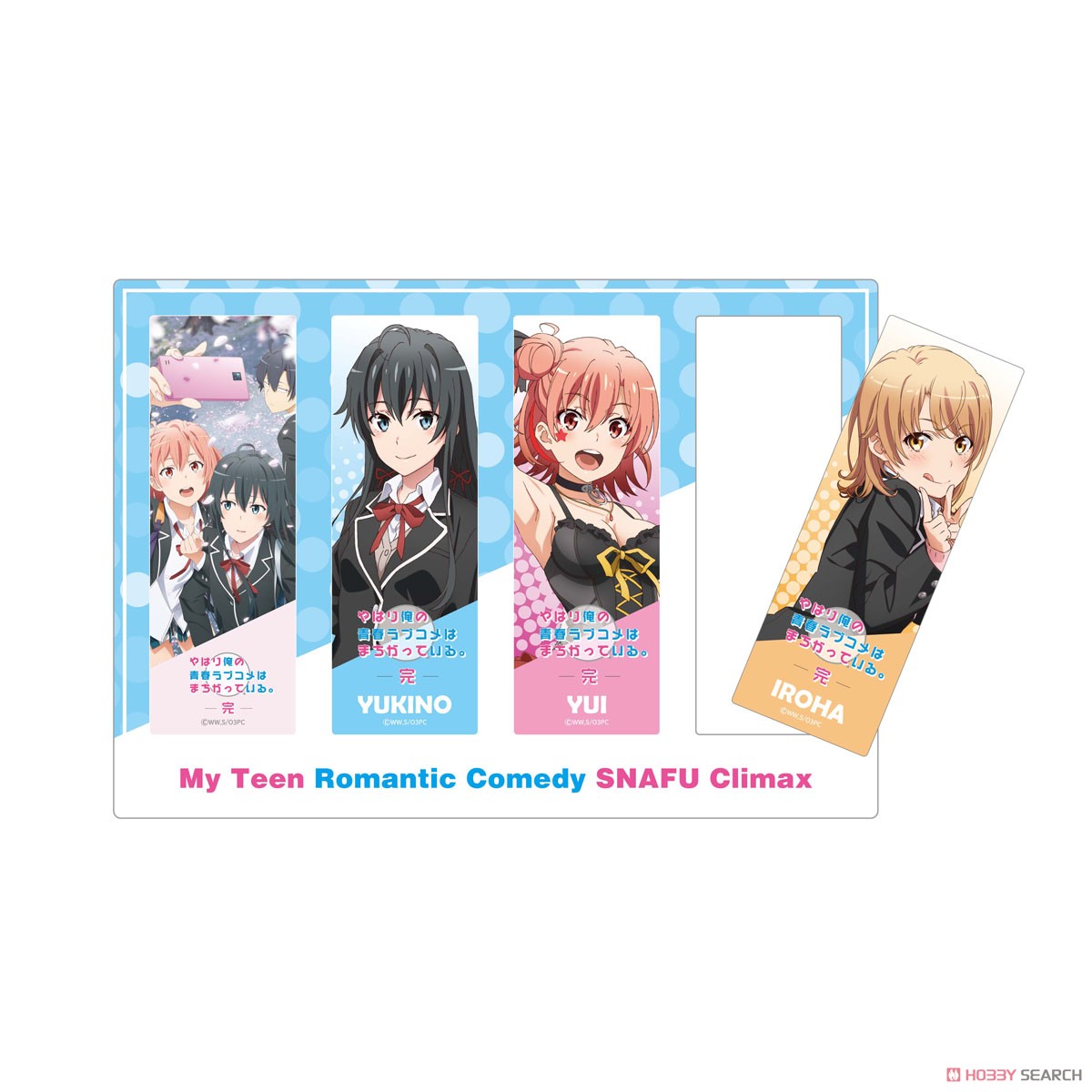 My Teen Romantic Comedy Snafu Fin Clear Bookmark (Anime Toy) Item picture1