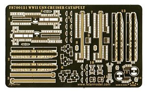 WW.II 米海軍 巡洋艦用カタパルト (プラモデル)