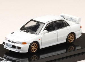 Mitsubishi Lancer GSR Evolution III (CE9A) Custom Version Scortia White (Diecast Car)