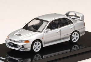 Mitsubishi Lancer GSR Evolution IV (CN9A) Custom Version Steal Silver (Diecast Car)