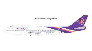 747-400 Thai Airways HS-TGP Flap Down (Pre-built Aircraft)