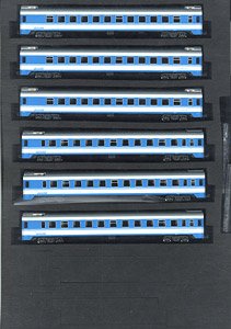 1427/8 Beijing West-Anqing Standard Six Car Set (Blue) (Basic 6-Car Set) (Model Train)