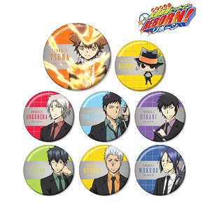 Katekyo Hitman Reborn! Trading Metallic Can Badge (Set of 8) (Anime Toy)