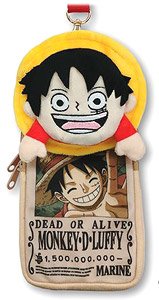One Piece Plush Ticket Holder Monkey D. Luffy (Anime Toy)