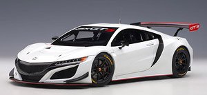 Honda NSX GT3 2018 (White) (Diecast Car)