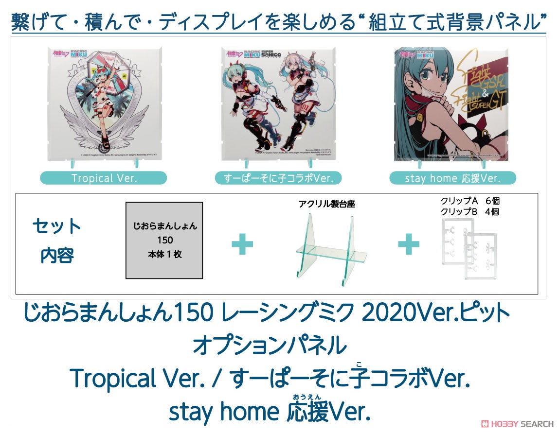 Dioramansion 150: Racing Miku Pit 2020 Optional Panel (Tropical Ver.) (Anime Toy) Other picture1