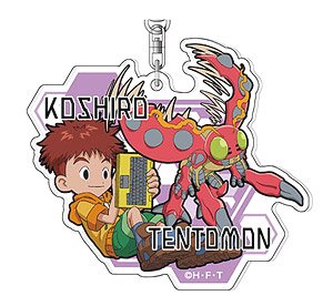 Acrylic Key Ring Digimon Adventure: 03 Koshiro & Tentomon AK (Anime Toy)