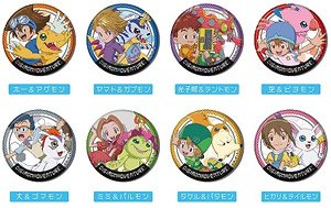 Can Badge Digimon Adventure (Set of 10) (Anime Toy)