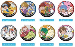 CANバッジ デジモンアドベンチャー (10個セット) (キャラクターグッズ)