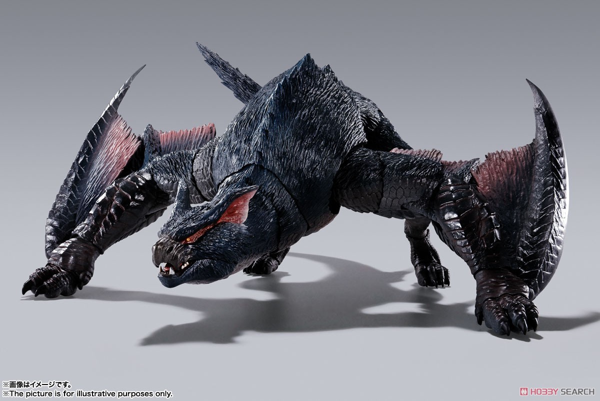 S.H.MonsterArts Nargacuga w/Bonus Item (Completed) Item picture1