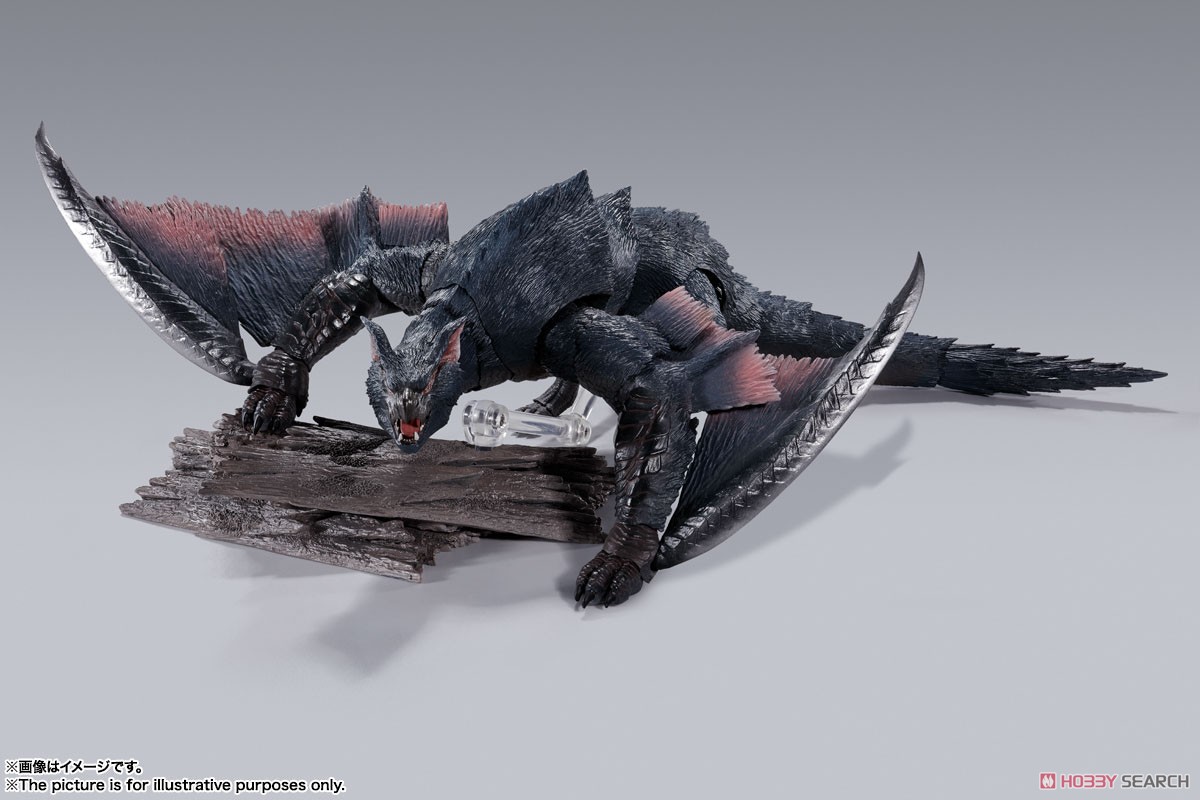 S.H.MonsterArts Nargacuga w/Bonus Item (Completed) Item picture4