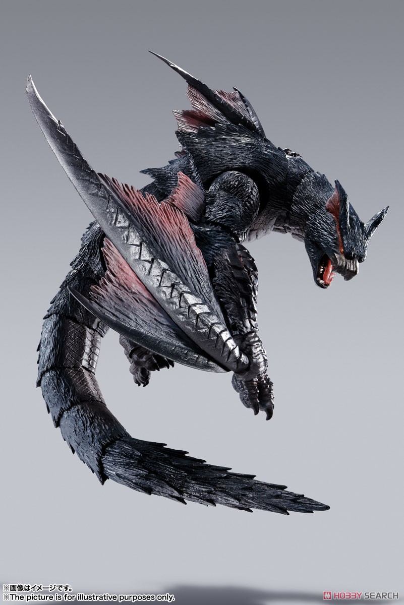 S.H.MonsterArts Nargacuga w/Bonus Item (Completed) Item picture5