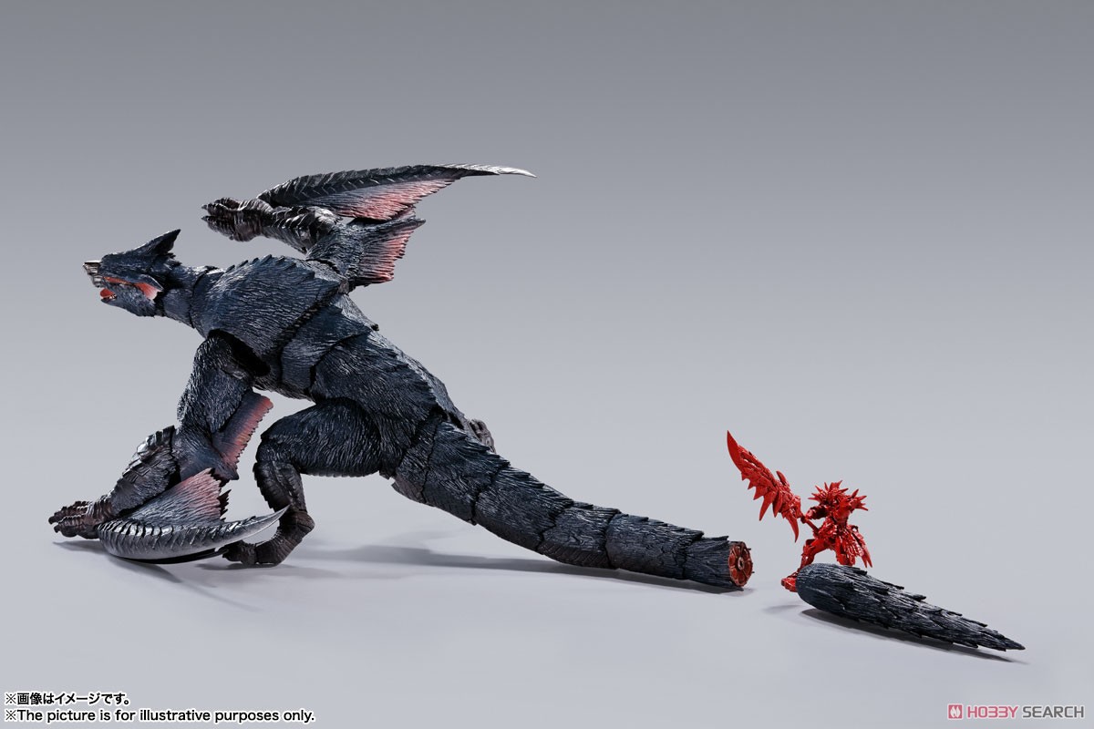 S.H.MonsterArts Nargacuga w/Bonus Item (Completed) Item picture8