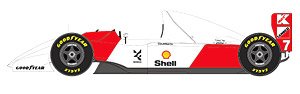 McLaren Ford MP4/8 Brazil GP 1993 No.7 (ミニカー)