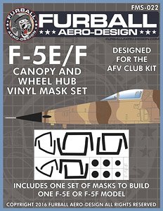 F-5E/F キャノピー&ホイールハブ マスキングシート (プラモデル)
