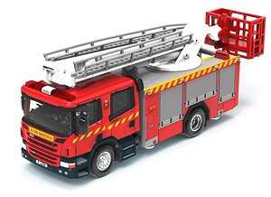 Tiny City No.198 Scania HKFSD Hydraulic Ladder Truck (F2306) (Diecast Car)