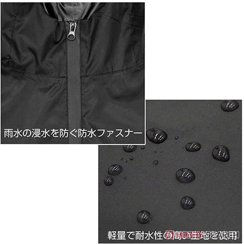 Evangelion Nerv Rain Poncho Black (Anime Toy) Other picture2