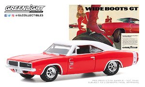 Goodyear Vintage Ad Cars - 1969 Dodge Charger - Wide Boots GT (ミニカー)