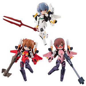 Desktop Army Rebuild of Evangelion (Set of 3) (PVC Figure)