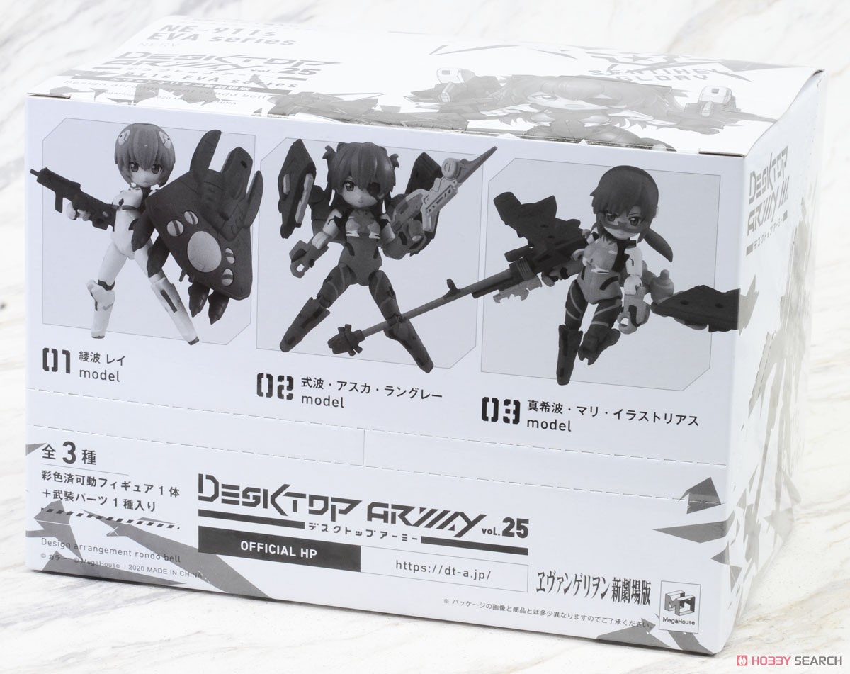 Desktop Army Rebuild of Evangelion (Set of 3) (PVC Figure) Package1