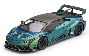 LB Works Lamborghini Huracan GT Magic Green Tarmac Works Limited (RHD) (Diecast Car)