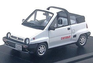 Honda City Cabriolet (1984) Greek White (Diecast Car)