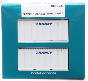 16番(HO) 20ft 22G1 TRANCY コンテナ (2個入り) (鉄道模型)