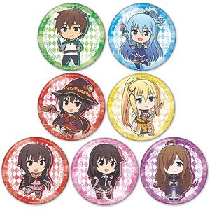 KonoSuba: God`s Blessing on this Wonderful World! Legend of Crimson Trading Can Badge Vol.2 (Set of 7) (Anime Toy)