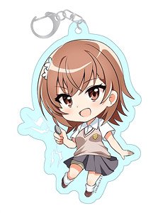 A Certain Scientific Railgun T Puchichoko Acrylic Key Ring [Mikoto Misaka] (Anime Toy)