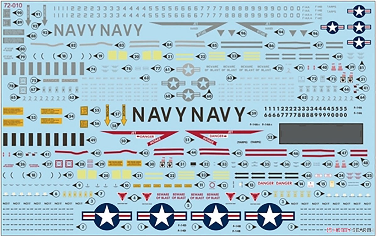 F-14 Stencils & Data (Decal) Item picture1