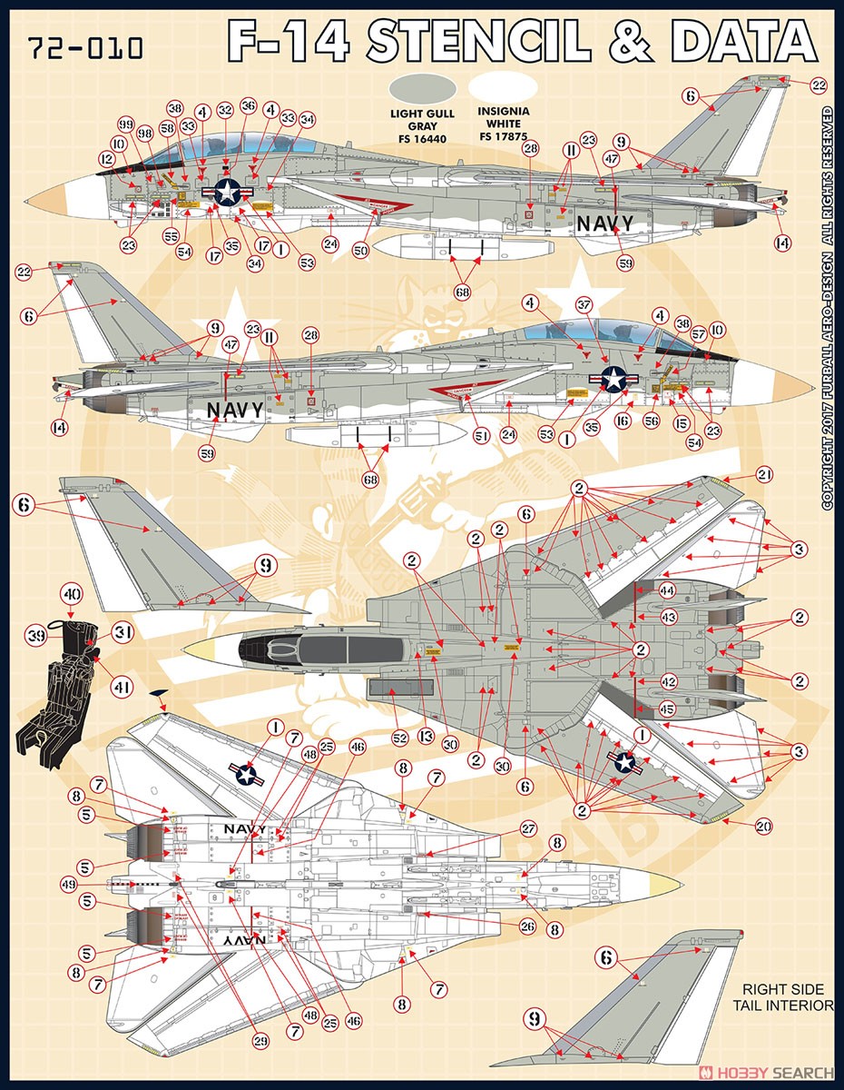F-14 Stencils & Data (Decal) Other picture1