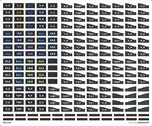 【国鉄・JR/N】 225系100番台 前面表示 [トミーテック製品対応] (鉄道模型)