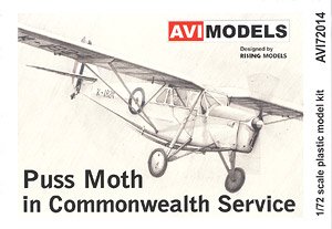 De Havilland D.H.80 Puss Moth in Commonwealth Service (Plastic model)
