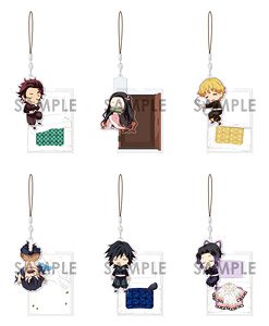 Demon Slayer: Kimetsu no Yaiba Good Night Acrylic Strap Vol.1 (Set of 6) (Anime Toy)