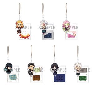 Demon Slayer: Kimetsu no Yaiba Good Night Acrylic Strap Vol.2 (Set of 7) (Anime Toy)