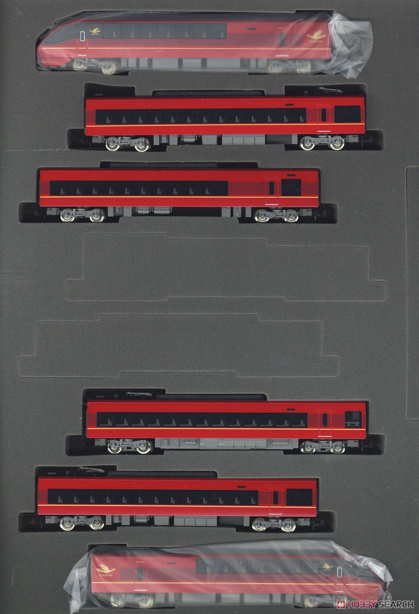 Kinki Nippon Railway (Kintetsu) Series 80000 `Hinotori` Six Car Formation Set (6-Car Set) (Model Train) Item picture2