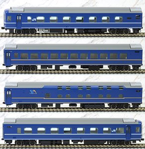 1/80(HO) J.R. Limited Express Sleeper Series 14 Type 14 `Hokuriku` Standard Set (Basic 4-Car Set) (Model Train)