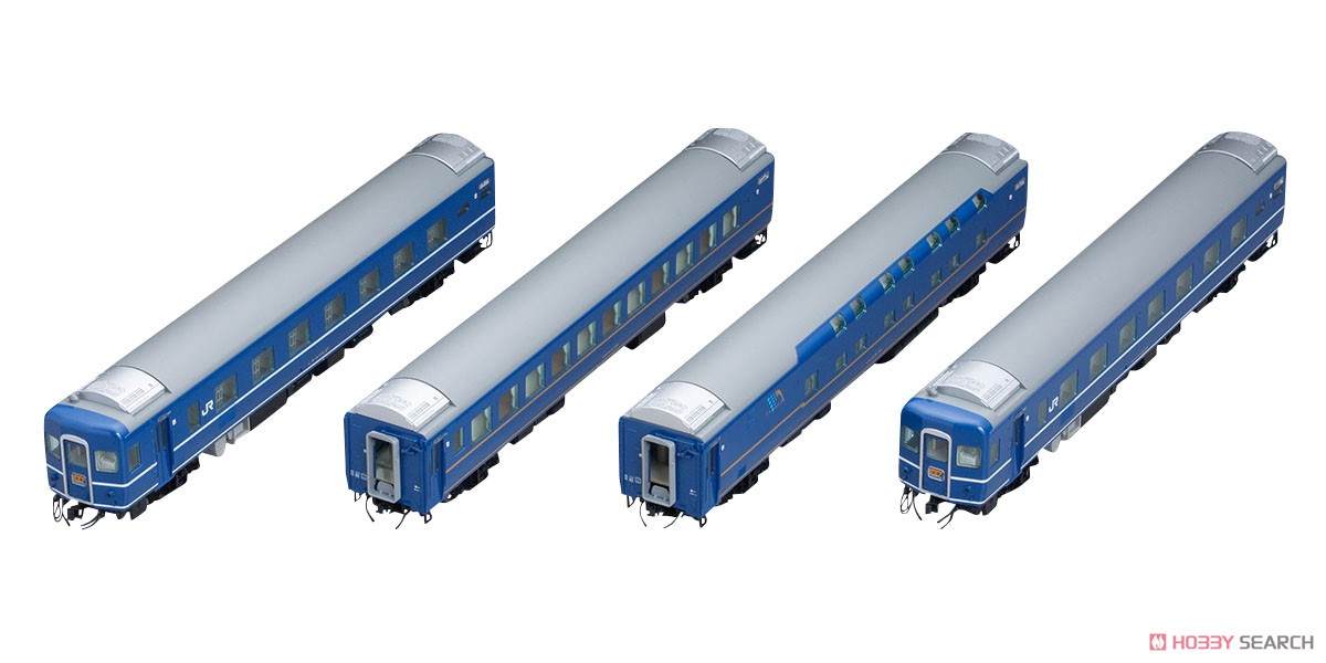 1/80(HO) J.R. Limited Express Sleeper Series 14 Type 14 `Hokuriku` Standard Set (Basic 4-Car Set) (Model Train) Item picture7