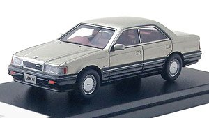 MAZDA LUCE 4DOOR HARDTOP LIMITED (1986) プレステージシルバーM/ウォームグレー (ミニカー)